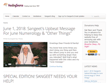 Tablet Screenshot of healingsource.com